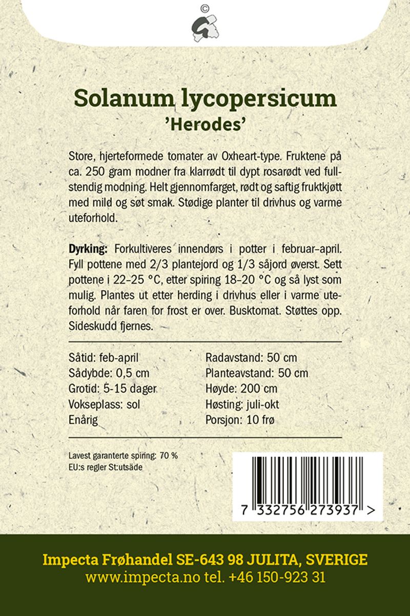 Plommetomat 'Herodes'