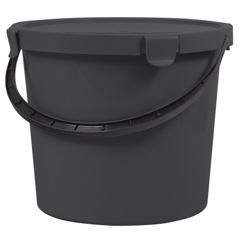 Plastbøtte med lokk, 10L