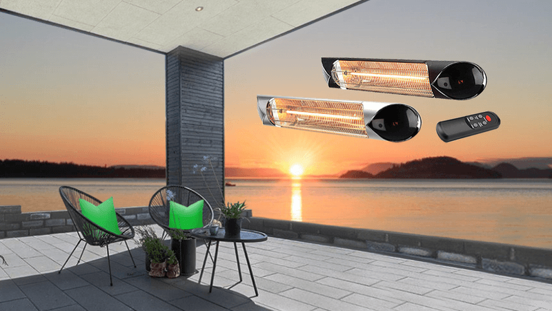 Terassevarmer Hotsun 1500W - rustfri