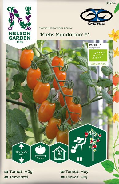 Hovedbilde Tomat Cherry. 'Krebs Mandarina' F1