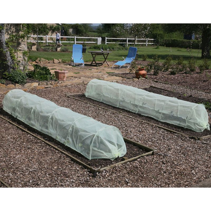 Plantetunnel/solfanger m/innsektsbeskyttelse 3,0x0,6x0,45m