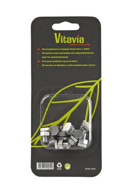 Hovedbilde Profilbolt & mutter, 10 pr pk