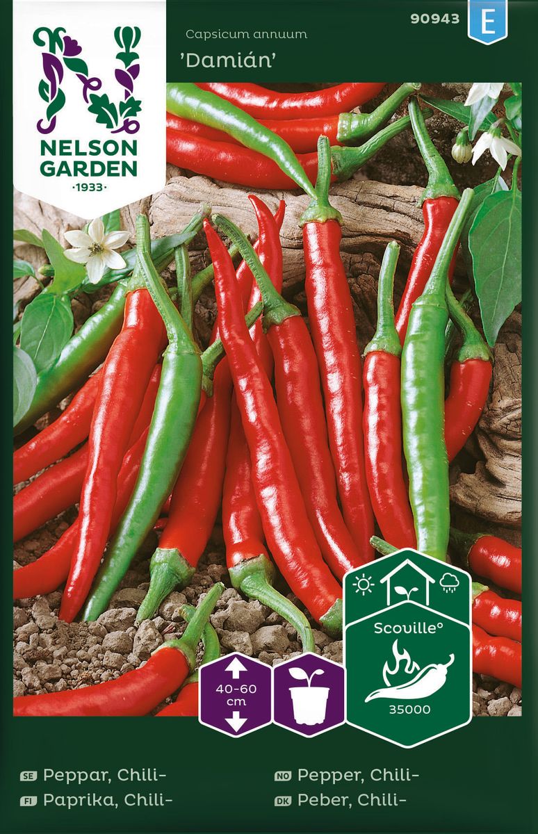 Chilipepper, Damián, rød